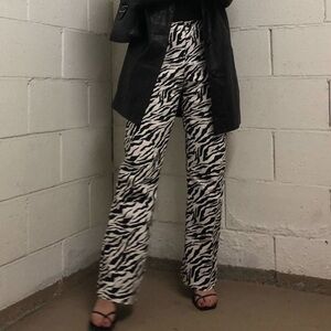Motel Zoven Trousers- Zebra